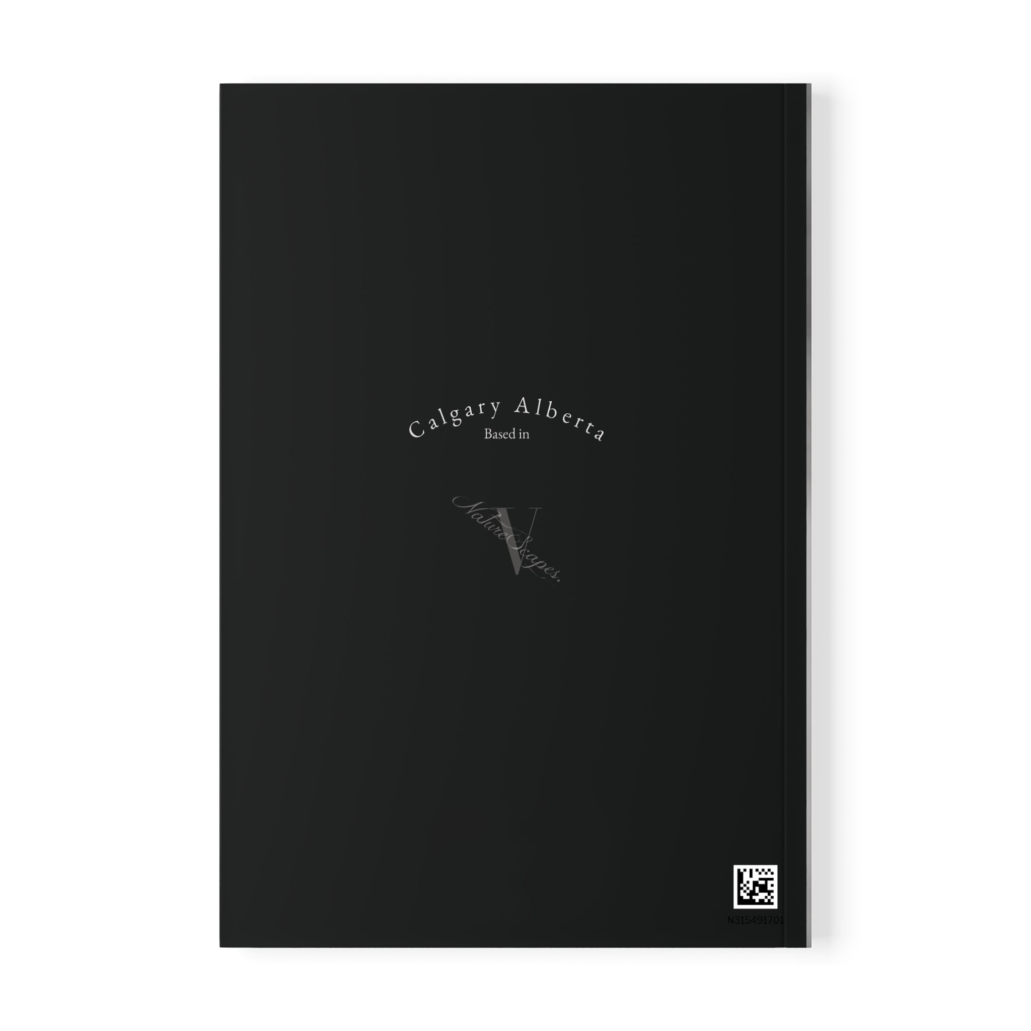 A5 Softcover Notebook — Monochrome Coneflower Photography Journal