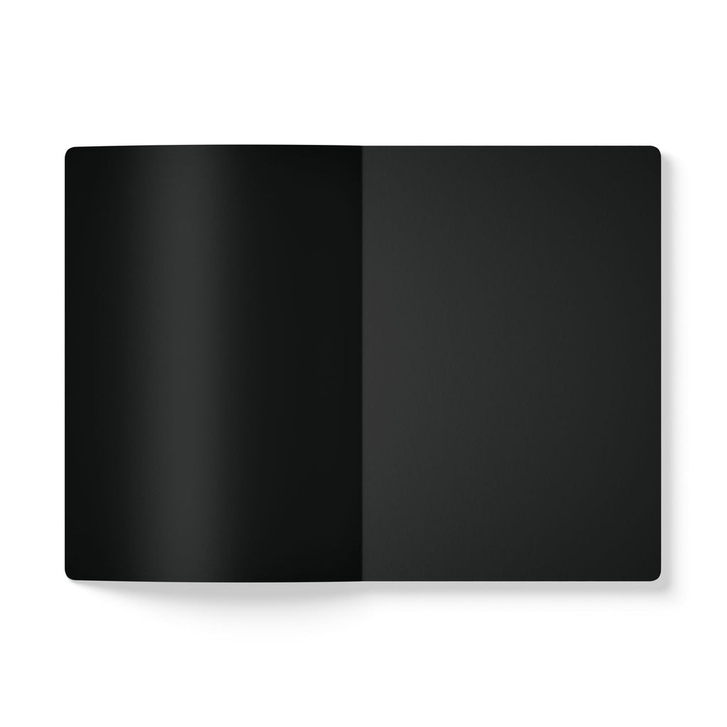 Cityscape Softcover Journal — Black & White Calgary Architecture Notebook