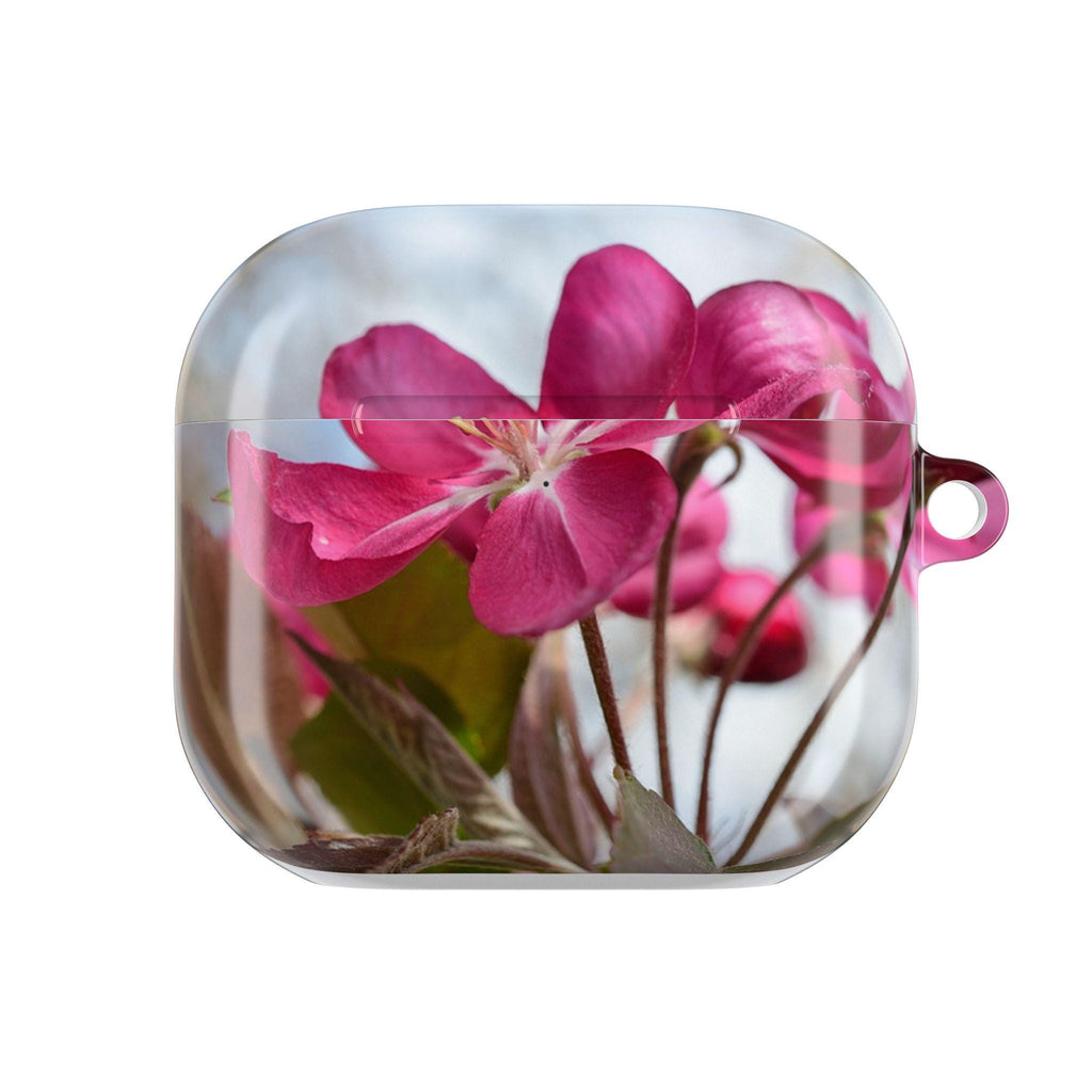 Pink Crabapple Blossom AirPod Case | Floral Spring Bloom