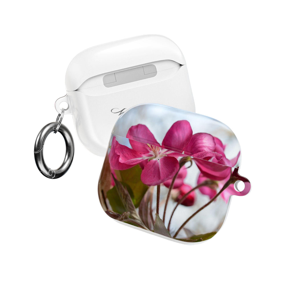 Pink Crabapple Blossom AirPod Case | Floral Spring Bloom
